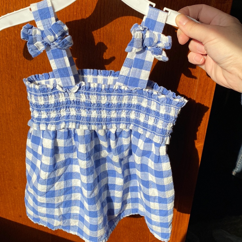 Cat & Jack 18 mos Gingham Top